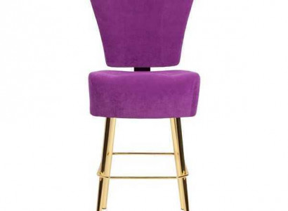 Modern Lila Chair Designer Bar Stool Textile Stylish Luxury Furniture Stool